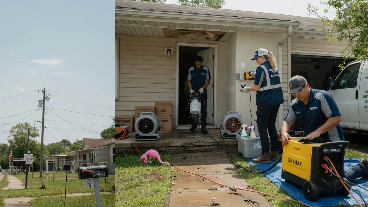 Storm Damage Water Removal in Pottsville, AR near me